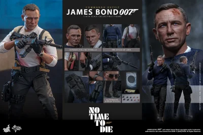 james bond commando hot toys no time to die