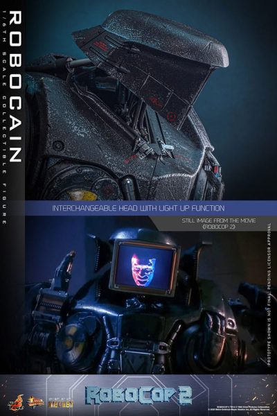 RoboCop 2 Movie Masterpiece Diecast Action Figure 1/6 RoboCain 40 cm