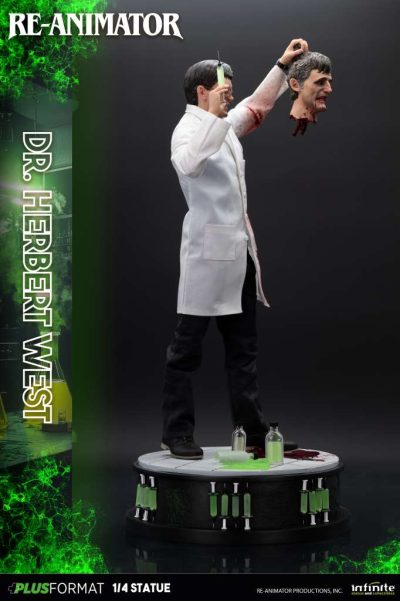 Re-animator dr herbert west 1/4 plus format statue
