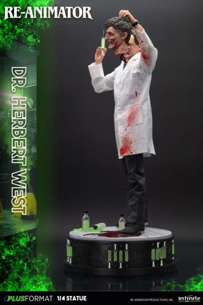 Re-animator dr herbert west 1/4 plus format statue