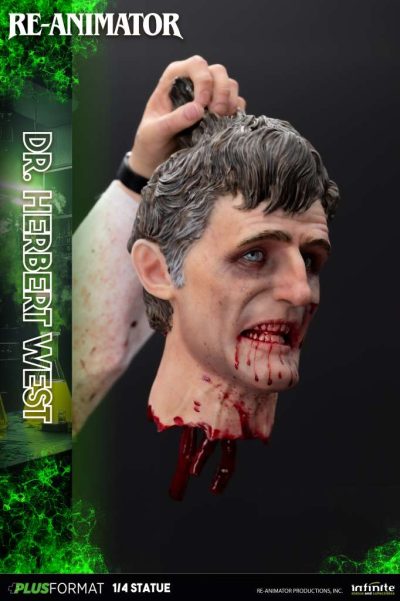 Re-animator dr herbert west 1/4 plus format statue