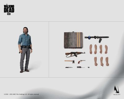 Figura Rick Grimes con todos los accesorios Walking Inart