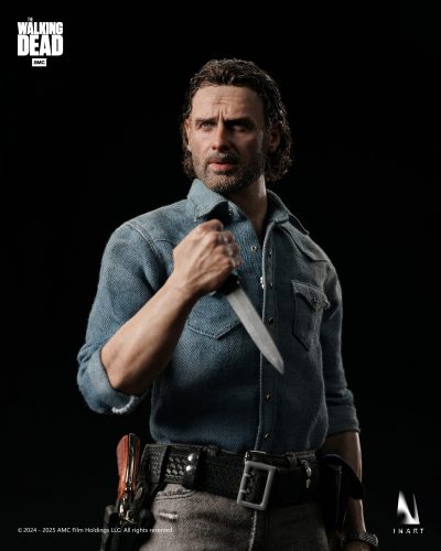 Figura Rick Grimes con cuchillo Walking Inart