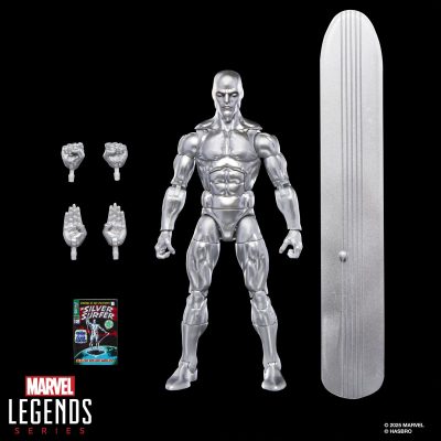 SILVER SURFER FIGURA 15 CM SILVER SURFER MARVEL LEGENDS SERIES