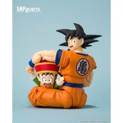 SON GOKU & SON GOHAN -KID- & KINTOUN FIGURAS 14 CM & 6 CM DRAGON BALL Z SH FIGUARTS COLLECTOR SHOP