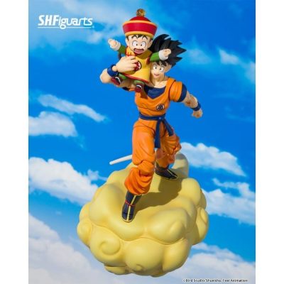 SON GOKU & SON GOHAN -KID- & KINTOUN FIGURAS 14 CM & 6 CM DRAGON BALL Z SH FIGUARTS COLLECTOR SHOP