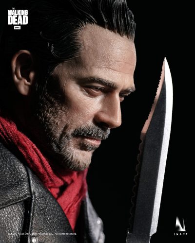 figura negan smith inart the walking dead plano perfil
