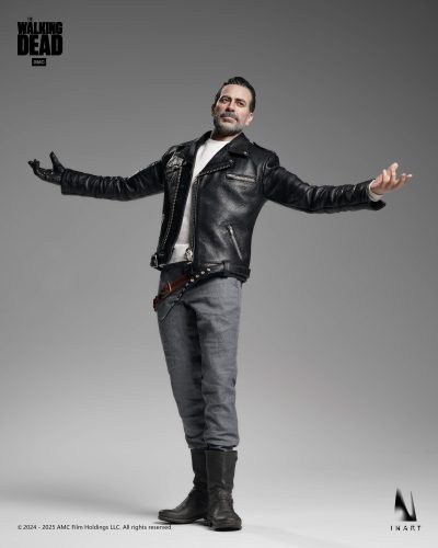 figura negan smith inart the walking dead brazos abiertos