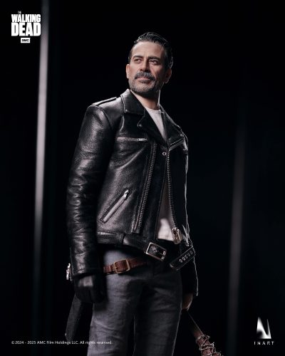 figura negan smith inart the walking dead con chaqueta
