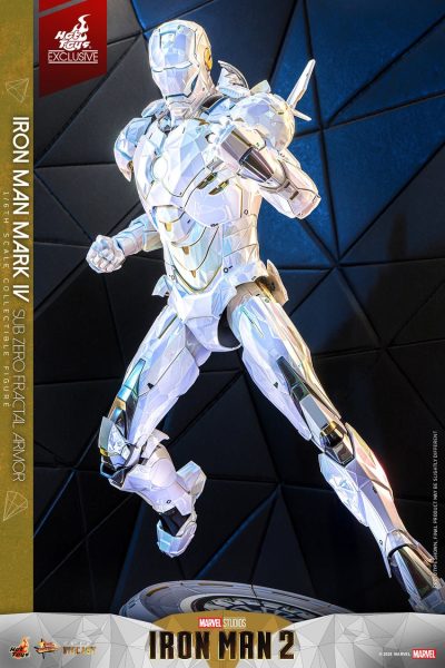 Figura Iron Man Mark IV (Sub-Zero Fractal Armor) Escala 1/6 Hot Toys