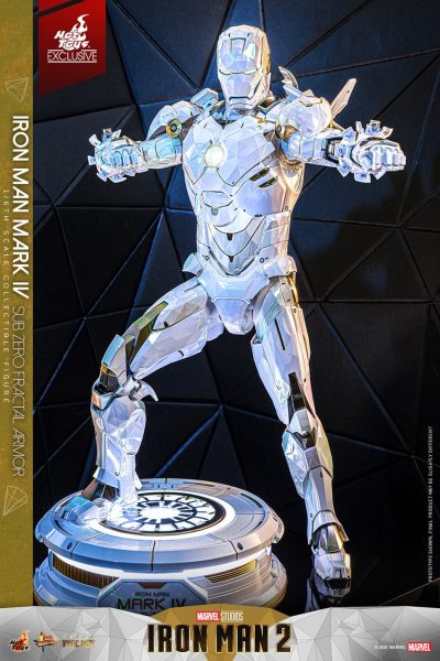 Figura Iron Man Mark IV (Sub-Zero Fractal Armor) Escala 1/6 Hot Toys