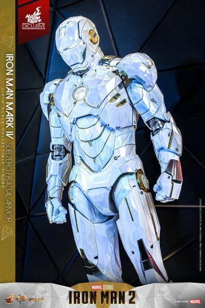 Figura Iron Man Mark IV (Sub-Zero Fractal Armor) Escala 1/6 Hot Toys