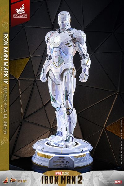 Figura Iron Man Mark IV (Sub-Zero Fractal Armor) Escala 1/6 Hot Toys