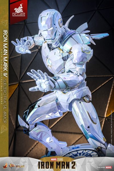 Figura Iron Man Mark IV (Sub-Zero Fractal Armor) Escala 1/6 Hot Toys