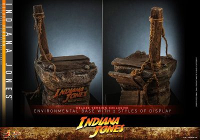 indiana jones deluxe hot toys detalle de la base