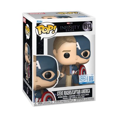 Marvel POP! Vinyl Split- Cap/Steve Exclusive 9 cm
