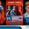 The Fantastic Four: First Steps Movie Masterpiece Action Figure 1/6 Human Torch 30 cm