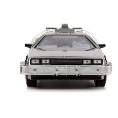 Delorean Regreso Al Futuro Hollywood Rides Diecast Jada Toys Escala 1/24
