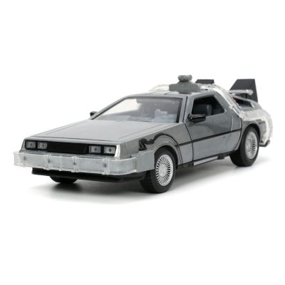 Delorean Regreso Al Futuro Hollywood Rides Diecast Jada Toys Escala 1/24