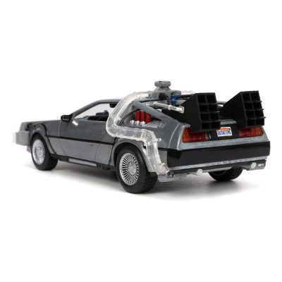 Delorean Regreso Al Futuro Hollywood Rides Diecast Jada Toys Escala 1/24