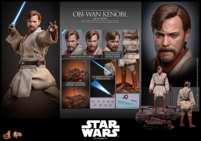 Star Wars: Episode III - Revenge of the Sith Movie Masterpiece Action Figure 1/6 Obi-Wan Kenobi (Mustafar) 31 cm