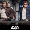 han solo imperio contraataca hot toys dos atuendos distintos
