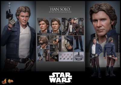 han solo imperio contraataca hot toys accesorios