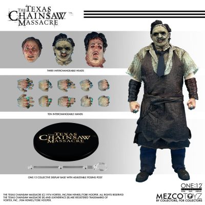 leatherface 2003 mezco figura