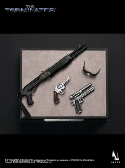 figura terminator t-800 inart armas