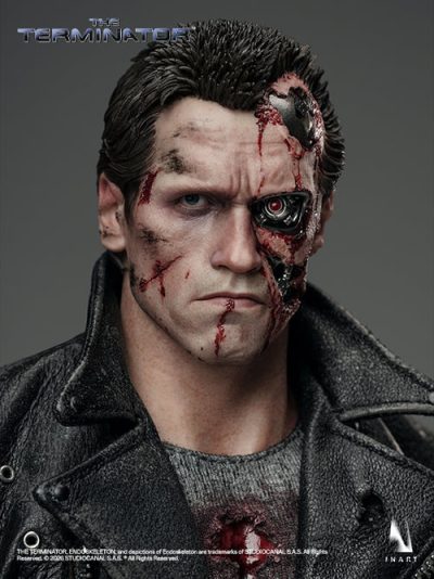 figura terminator t-800 inart cara con daño