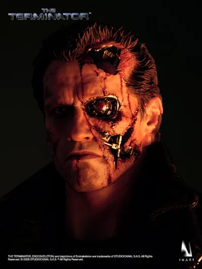 figura terminator t-800 inart