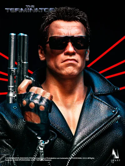 figura terminator t-800 inart poster pelicula