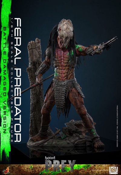 Prey Action Figure 1/6 Feral Predator (Battle Damaged Version) 37 cm