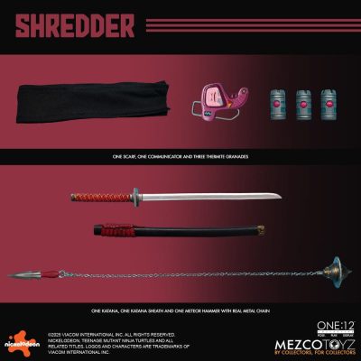 Teenage Mutant Ninja Turtles Figure 1/12 Shredder 17 cm