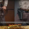figura indiana jones deluxe hot toys detalle cartuchera