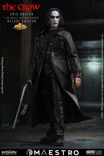 figura the crow deluxe gold eric draven kaustic plastik