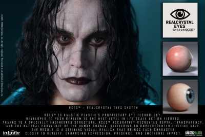 figura the crow deluxe gold eric draven kaustic plastik