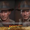indiana jones templo maldito hot toys esculpido rostro