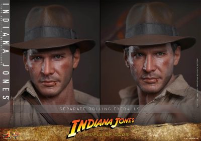indiana jones templo maldito hot toys esculpido rostro