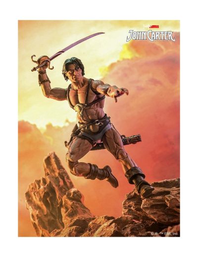 JOHN CARTER OF MARS FIGURA 17 CM FRAZETTA ICON COLLECTIBLES 1/12 SCALE