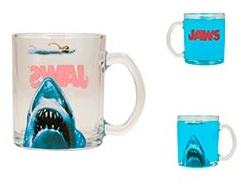 JAWS TAZA TRANSPARENTE TIBURON