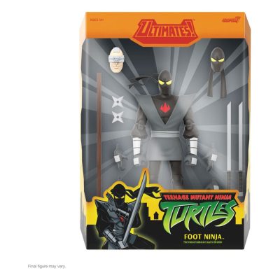 Pack 4 Figuras TMNT Ultimates Wave 13 (Casey Jones, Foot Ninja, Shredder y Splinter) Super 7