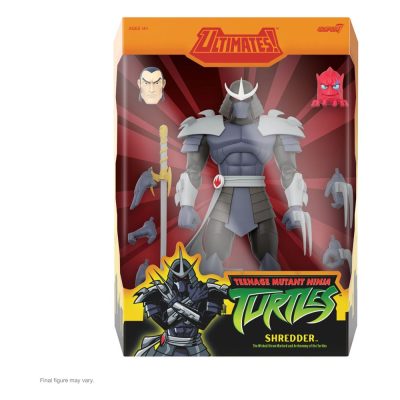 Pack 4 Figuras TMNT Ultimates Wave 13 (Casey Jones, Foot Ninja, Shredder y Splinter) Super 7