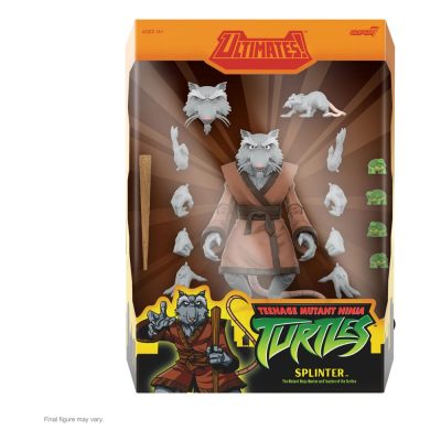 Pack 4 Figuras TMNT Ultimates Wave 13 (Casey Jones, Foot Ninja, Shredder y Splinter) Super 7