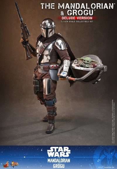 Star Wars: The Mandalorian & Grogu Movie Masterpiece Action Figure 1/6 The Mandalorian and Grogu (Deluxe Version) 31 cm
