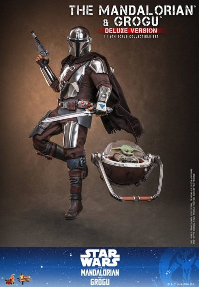 Star Wars: The Mandalorian & Grogu Movie Masterpiece Action Figure 1/6 The Mandalorian and Grogu (Deluxe Version) 31 cm