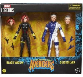 BLACK WIDOW & QUICKSILVER PACK 2 FIGURAS 15 CM AVENGERS: THE CROSSING MARVEL LEGENDS SERIES