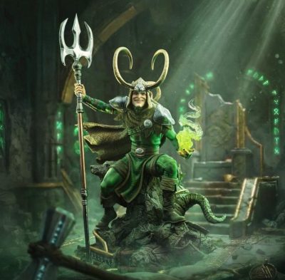 Loki Laufeyson. Art Scale 1/10. Marvel Comics. Iron Studios