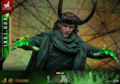 Loki DX Action Figure 1/6 God Loki Artisan Edition Hot Toys Exclusive 31 cm