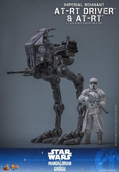 Set Imperial Remnant AT-RT Driver y Vehículo AT-RT Escala 1/6 The Mandalorian y Grogu Star Wars Hot Toys